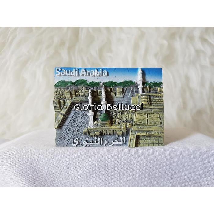 MAGNET KULKAS 3D MEKKAH DUBAI ARAB SAUDI
