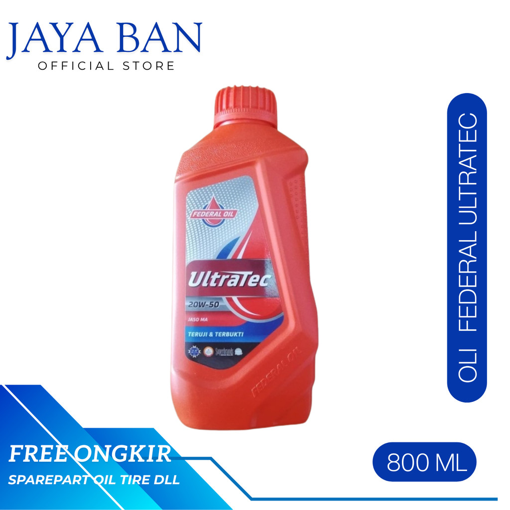 Oli Ultratec 800 ML Pelumas mesin motor Supra x 125 Revo Blade Jupiter Mx Vega r dll