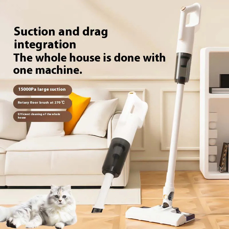 Wireless vertical handheld vacuum cleaner, 7000Pa strong suction, car/household vacuum cleaner,