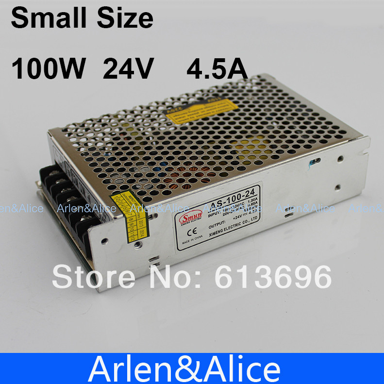 100W 24V 4.5A  Small Volume Single Output Switching power supply ac