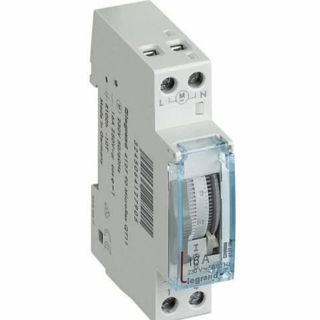 Programmable Time Switches MICROREX QT11 412790 Legrand Timer Legrand 1 phase