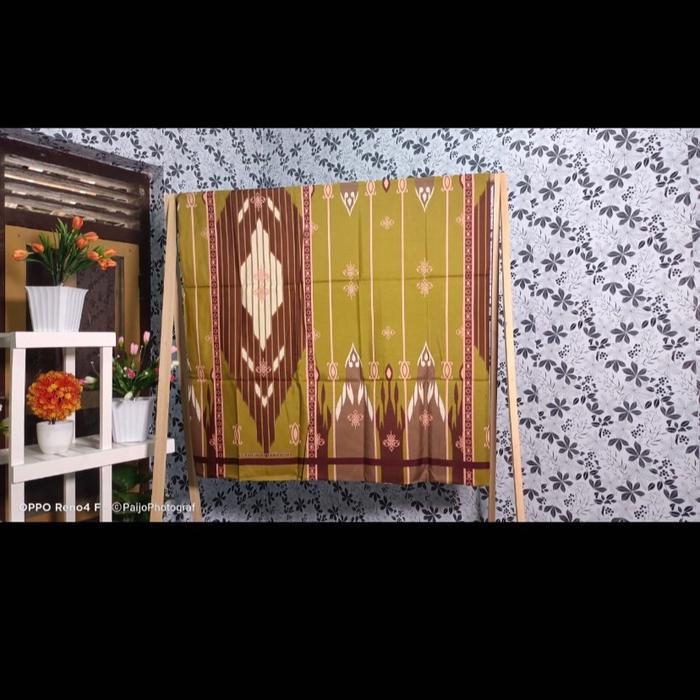 Sarung Zoya Samarinda Isi 10Pcs Dewasa Motif Santri Muslim Katun Batik Pekalongan Wanita Putih