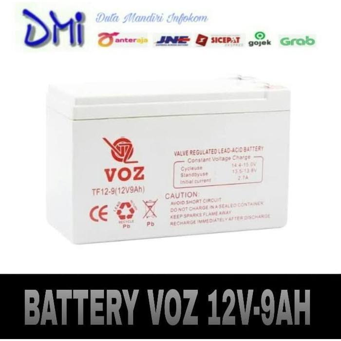 Baterai 12V9Ah, Battery Kering Vrla 12V 9ah, Voz 12V9ah, aki kering