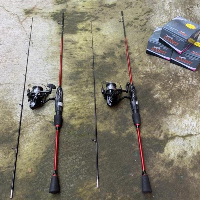 Satu Set / Paket Joran Pancing Murah Hirosi Casting Ultralight Ul (TERBAIK) (TERBARU) (TERMURAH)