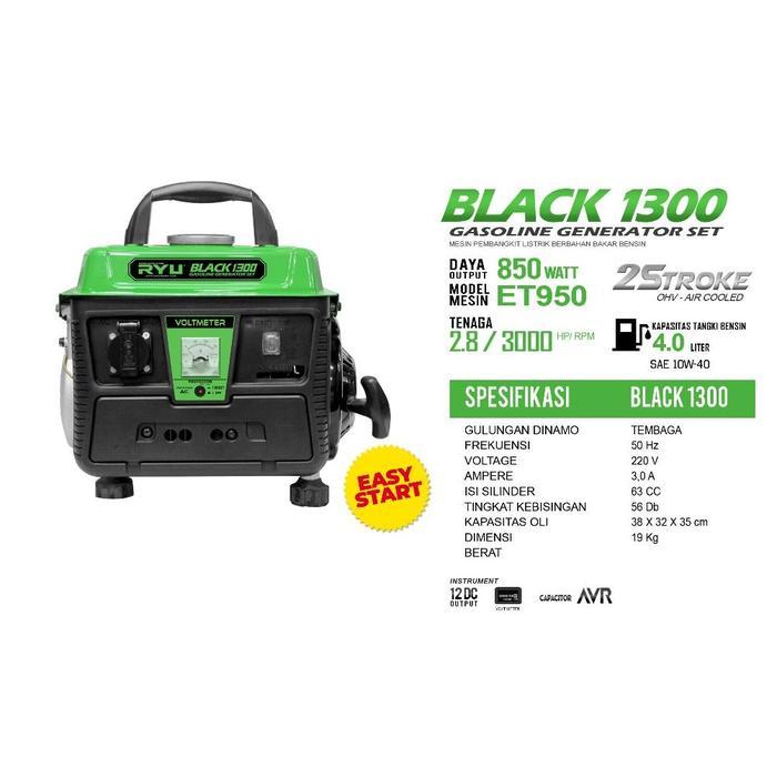 GENSET/GENERATOR SET BLACK1300 - RYU