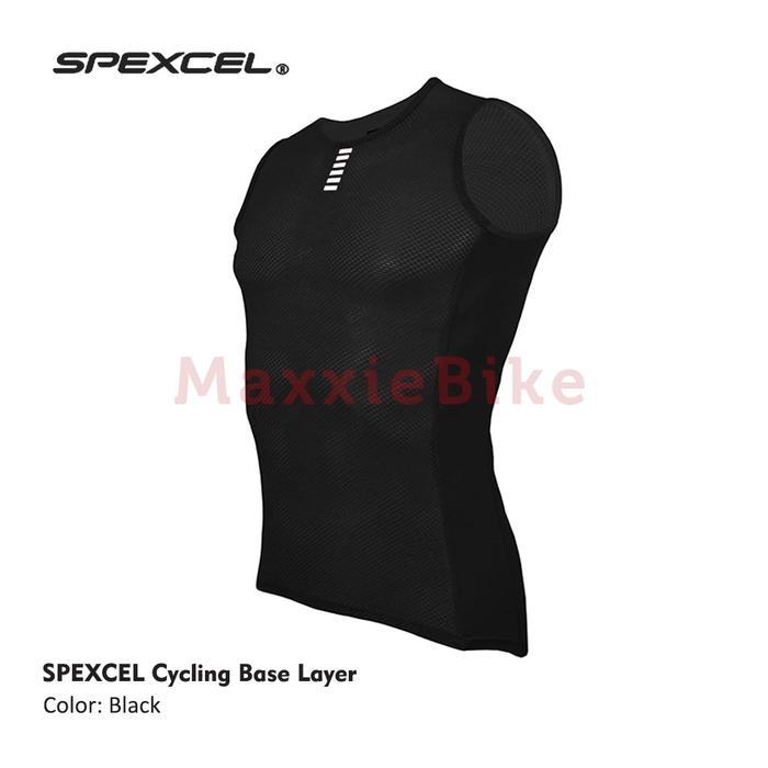 SPEXCEL Base Layer Sepeda Superlight Cycling Vest Base Layer Jersey Pria Wanita SP20BL