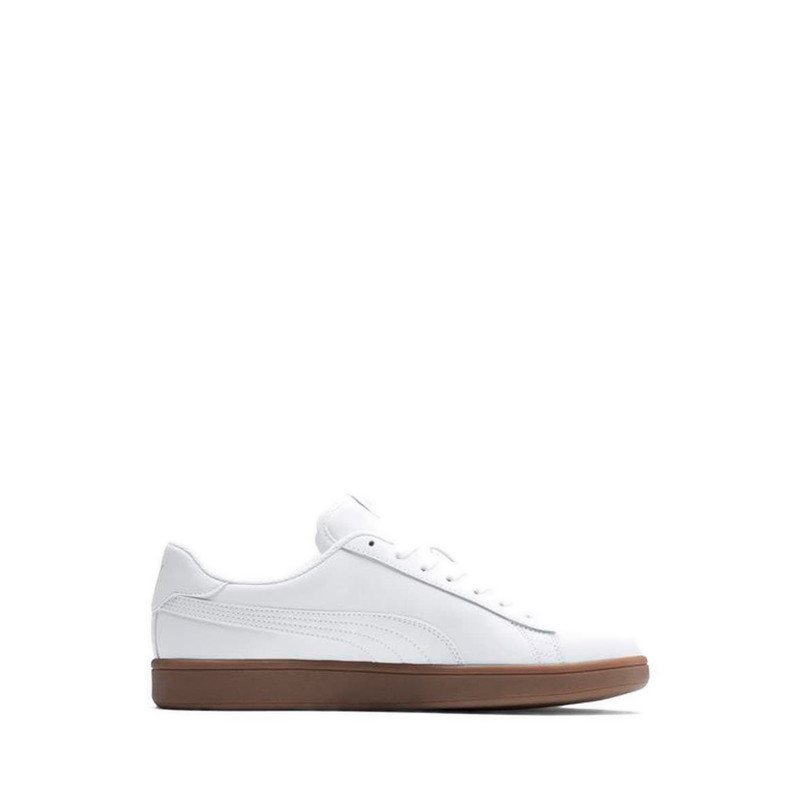 SEPATU CASUAL PRIA PUMA SMASH V2 L WHITE ( PMA365215-13 ) 100% ORIGINAL RESMI