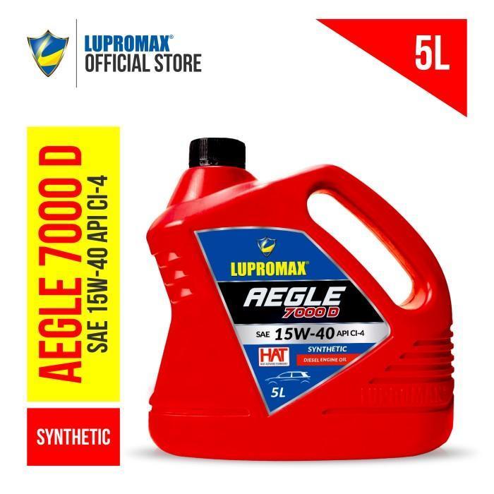 Oli Mobil Diesel Sintetik Lupromax Aegle 7000 D 15W-40 - 5 Liter