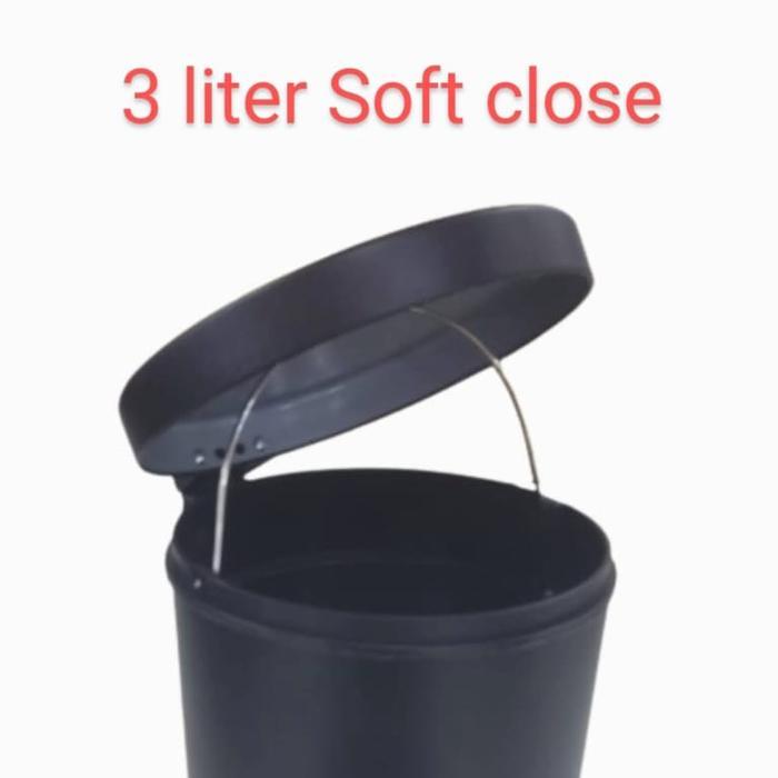Tempat Sampah Injak 3 Liter / Pedal Bin / Tempat Sampah Stainless Original