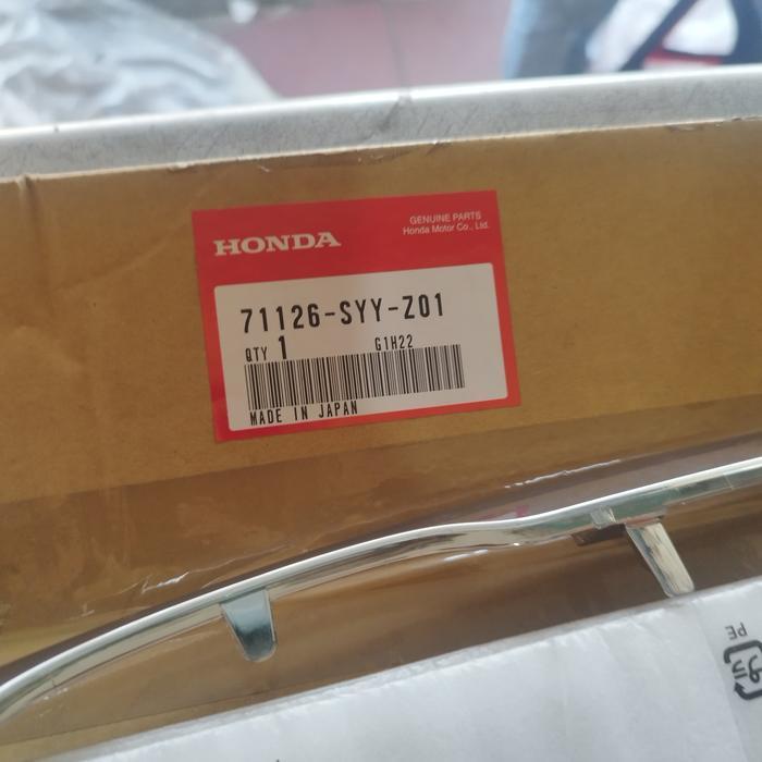Jual 71126 Syy List Lis Chrome Crom Grill Depan Tengah Bawah Panjang Honda Freed Gb 2009 2010 2011