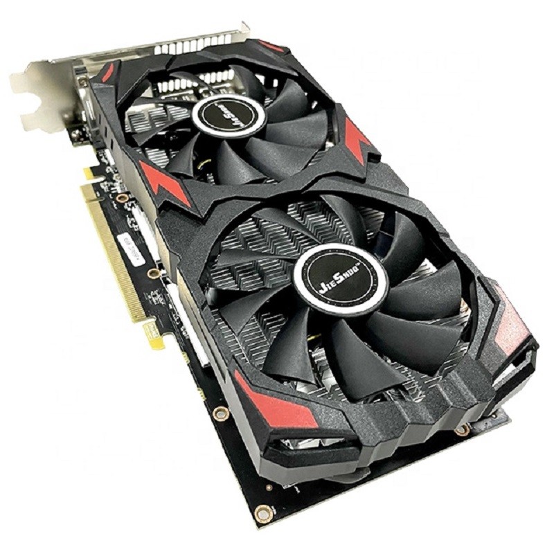 JIESHUO Graphics Card AMD RX 580 8G GDDR5 GPU rx580 8gb Video card 256Bit 2048SP Computer GPU RX 580