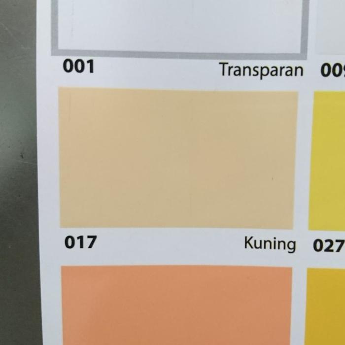 b44i- No Drop Warna Cream (017 Kuning) Cat Pelapis Anti Bocor 4 Kg ( Galon )