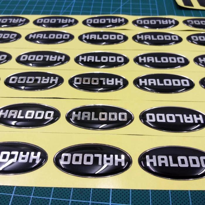 STIKER EMBLEM STIKER TIMBUL CUSTOM PER CM, STICKER TIMBUL EMBLEM MOTOR