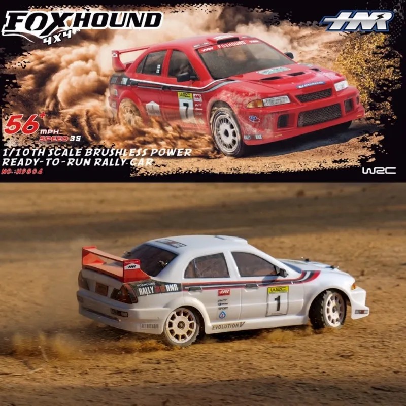 Hnr H9804 Foxhound 1/10 Brushless 4Wd Rc Racing Drift Vehicle 90Km/H+ High-Speed Performance,