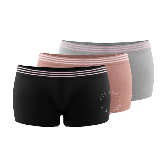 Terlaris - Youve ( YouHave ) 3pcs Celana Dalam Boxer Wanita Korset Celana Short Boxer Sport Boyshort