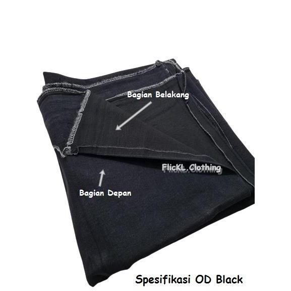 Kain Jeans Wash Stretch Denim Washing Cucian Bahan Jeans Washing Melar Potongan 1.25 Meter