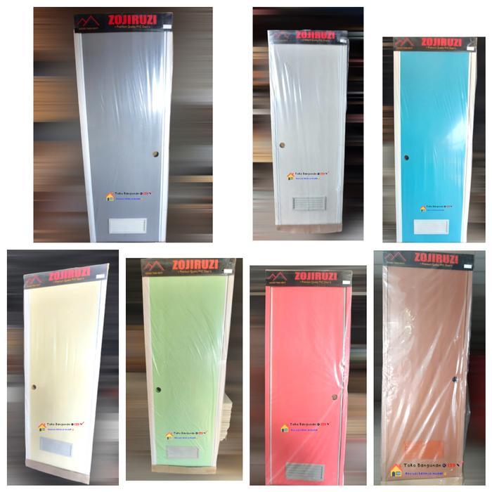 pintu kamar mandi polos pvc