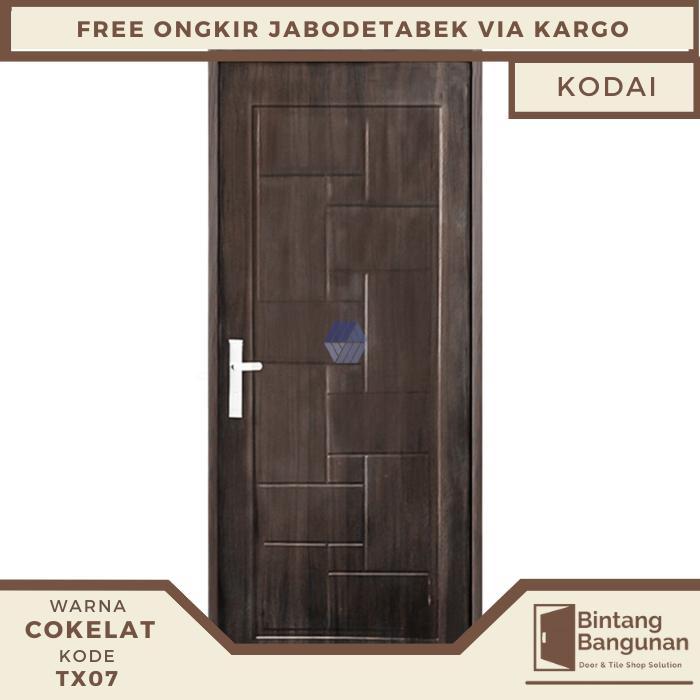 Pintu Utama Pintu Kamar Baja Kodai TX07 - 90x206