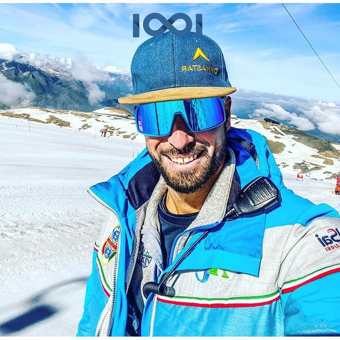 SALE Kacamata Running Sport Hitam Aviator Lensa Anti UV 400 Bersepeda Mendaki Gunung Anti Silau