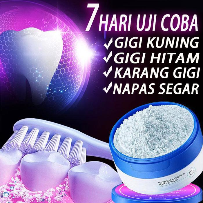Simanubike - OUZI Bubuk Gigi Probiotik 7 Hari Percobaan
