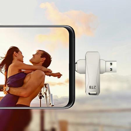 2TB 2IN1 USB3.0 HP OTG TYPE-C FLASHDISK 1TB/2TB METAL HIGH SPEED USB 3.0 FLASH DRIVE USB FLASH DISK