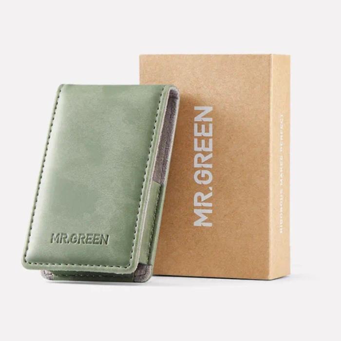 MR.GREEN MANICURE SET STAINLESS PORTABLE NAIL CLIPPER EMERALD GREEN