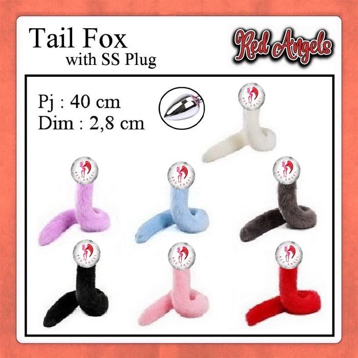 Red Angels Kostum Aksesoris - Buntut Ekor - Fox Tail - Rubah