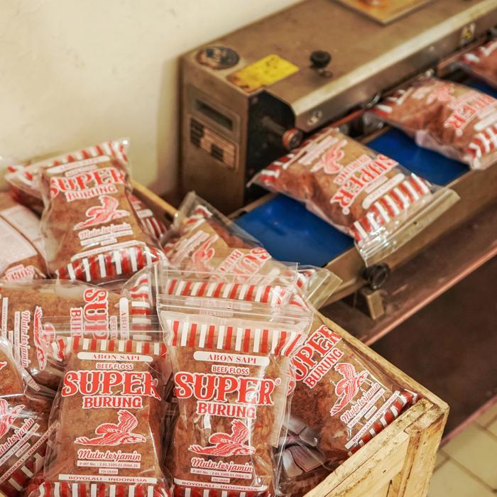 Abon Sapi Super Cap Burung Elang 1000 Gram / 1 Kg Boyolali