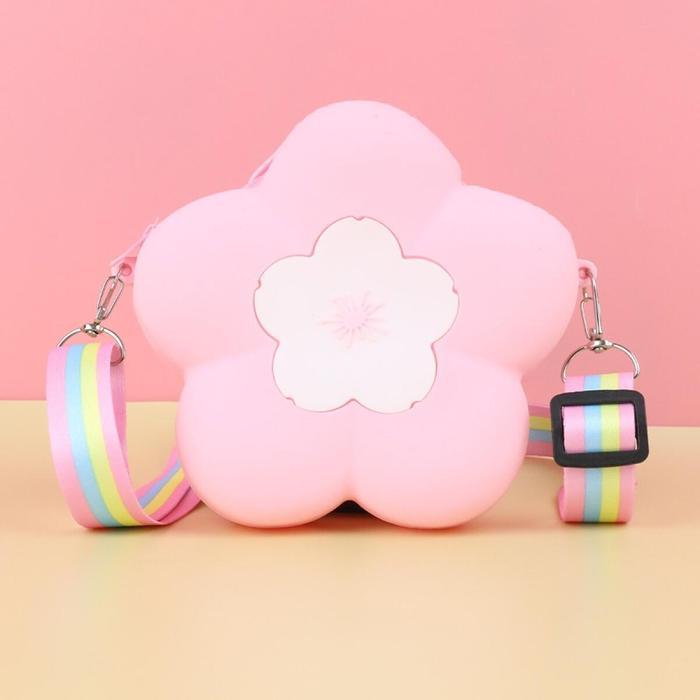 TERJAMIN [Tahan air ]Tas Butterfly Anak Tas Jelly Silikon Mini Cute Jelly Bag Sling Bag Kecil Cantik