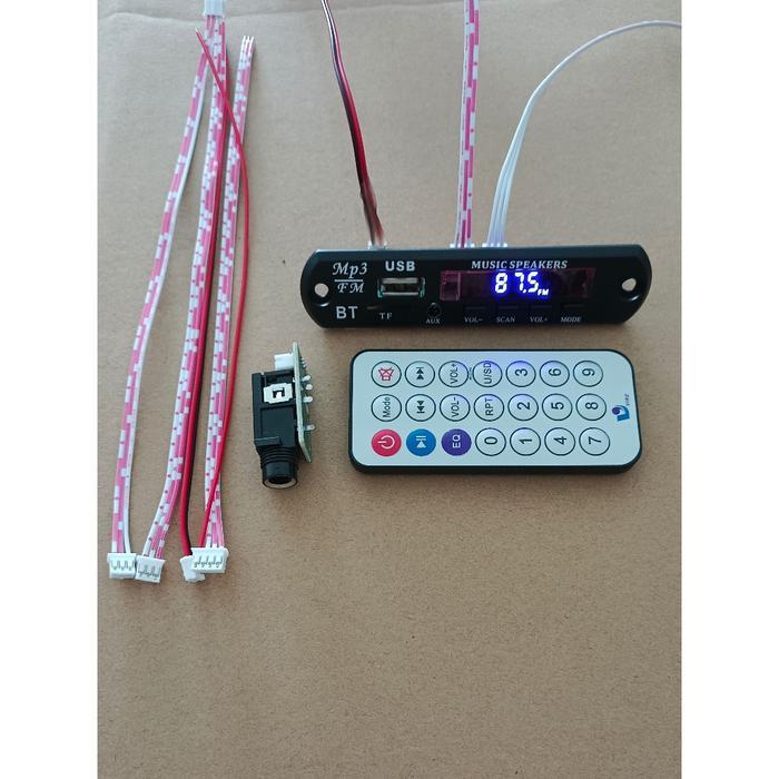 ivfo- Kit Modul Mp3 Terbaru Dengan Mic Bluetooth Untuk Karokean - Wireless, Lagu