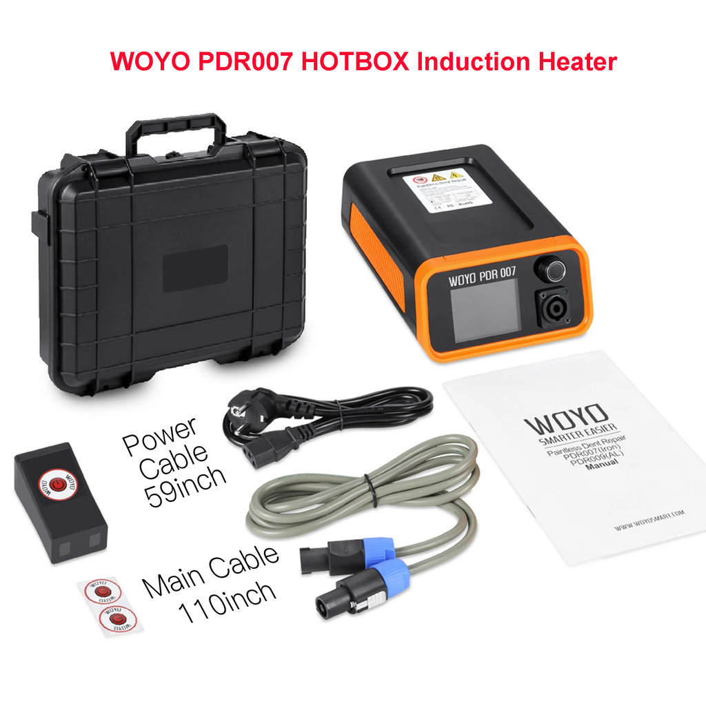 WOYO PDR 007 HOTBOX Induction Heater Auto Body Paintless Puller Kits