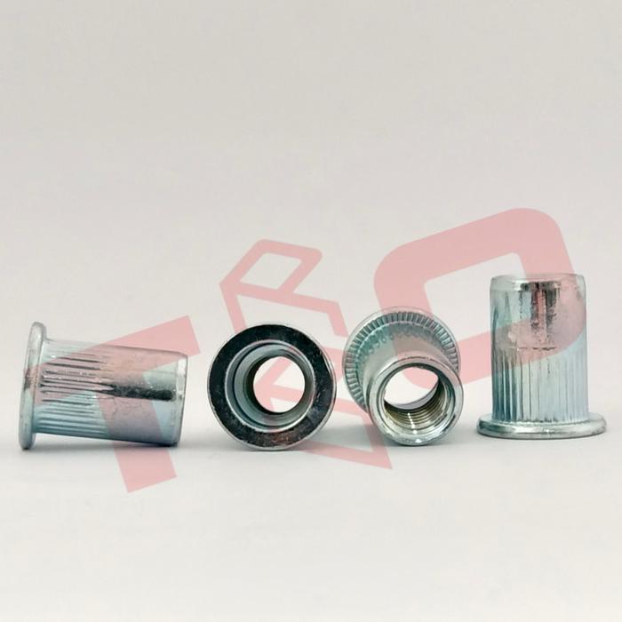 New Mur Rivet M8 Putih - Besi - Rivnut M8 - Rivet M 8 - Nutsert M8 - Tanam