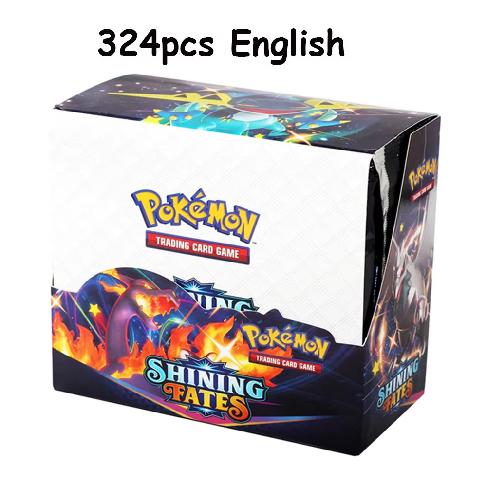 Newest 324Pcs Pokemon Cards SHINING XY Evolutions Pokemon Booster Box Collectible Tradiner Card Game