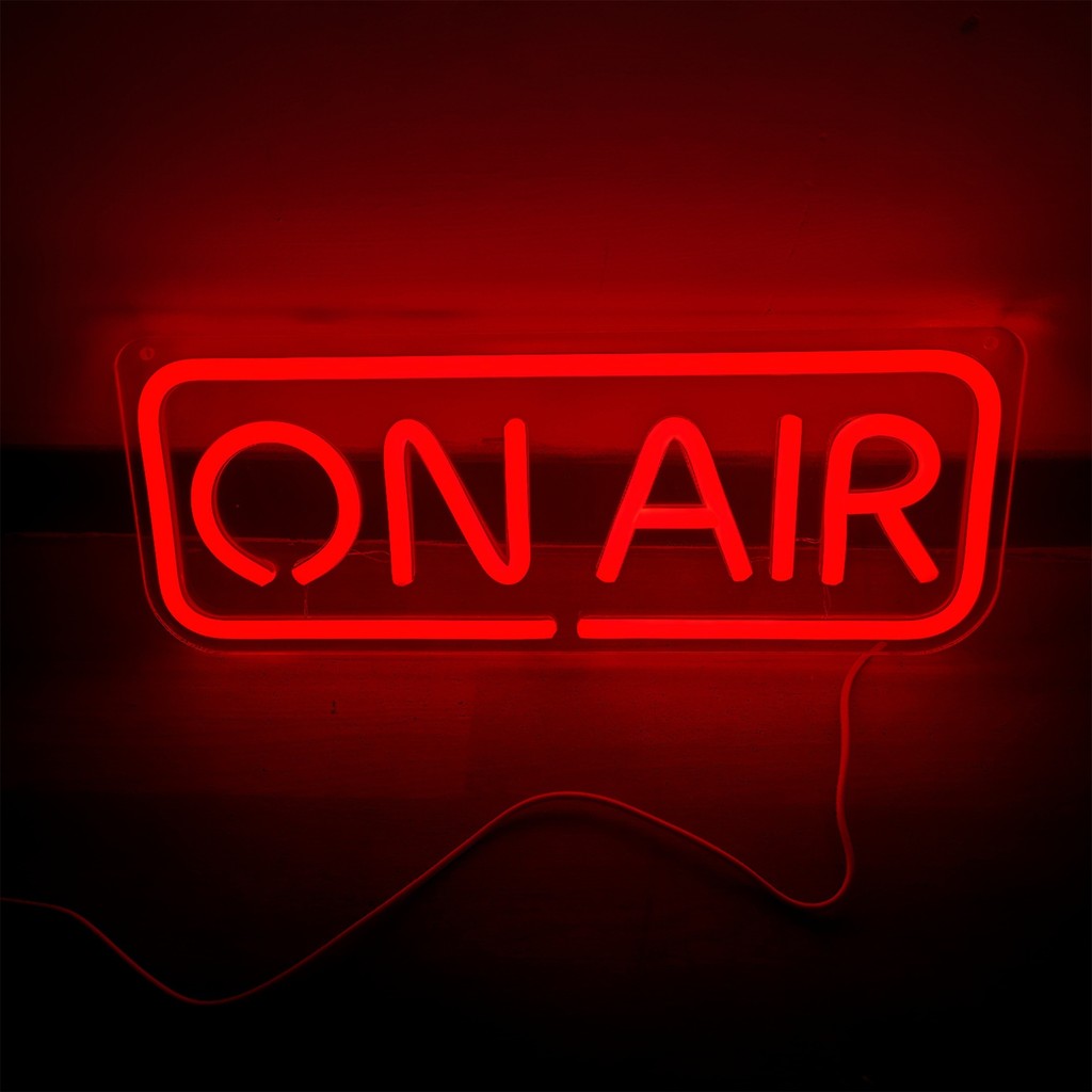 ON AIR Neon Sign LED Neon Night Light USB Powered for Rooms Bar Bar Shop Club Garage House Birthday