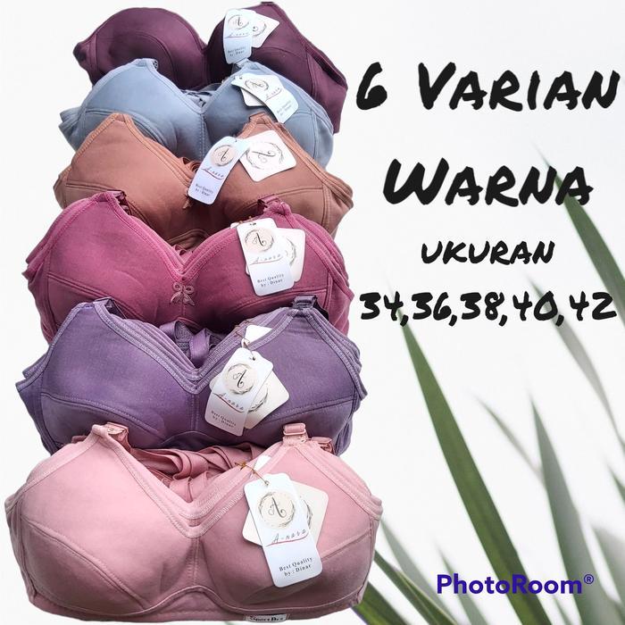 4f5y- Bra Sport Tanpa Kawat Tanpa Busa Sport Bra Kait 2 Set 1 & 3 Pcs Bh Sport Ukuran 34 S/D