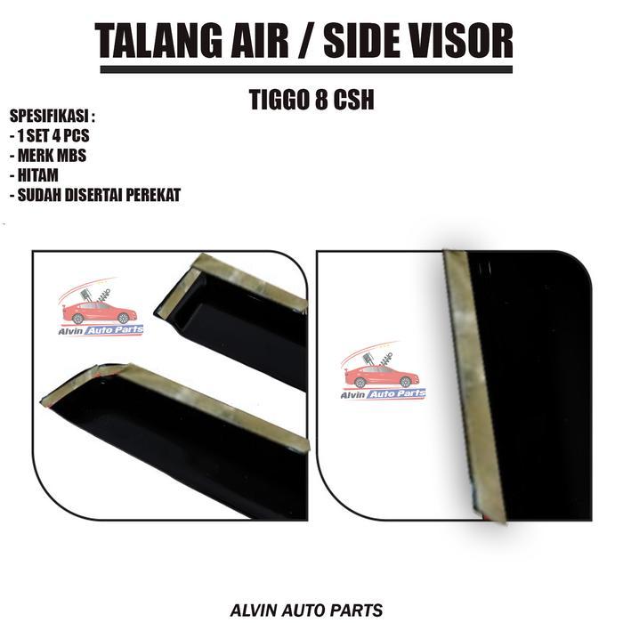 TERBARU TALANG AIR TIGGO 8 CSH SLIM / SIDE VISOR TIGGO 8 CSH SLIM / ACCESSORIES TIGGO 8 CSH READY