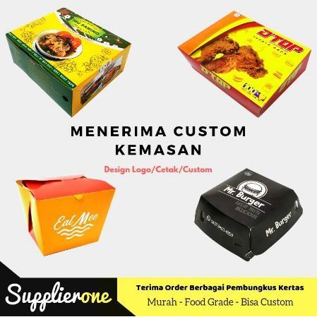 fdcq- Box Donat Isi 25 / Dus Donat / Kemasan Donat / Kotak Donat / Box Donat Motif