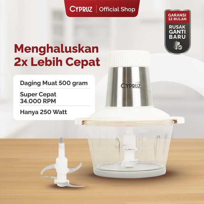 Cypruz Meat Grinder Blender Food Chopper Penggiling Daging Multifungsi