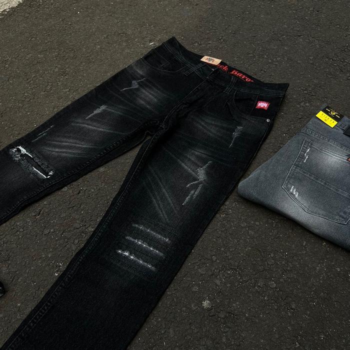 8zg8- Celana Jeans Panjang Sobek B.Baron 11