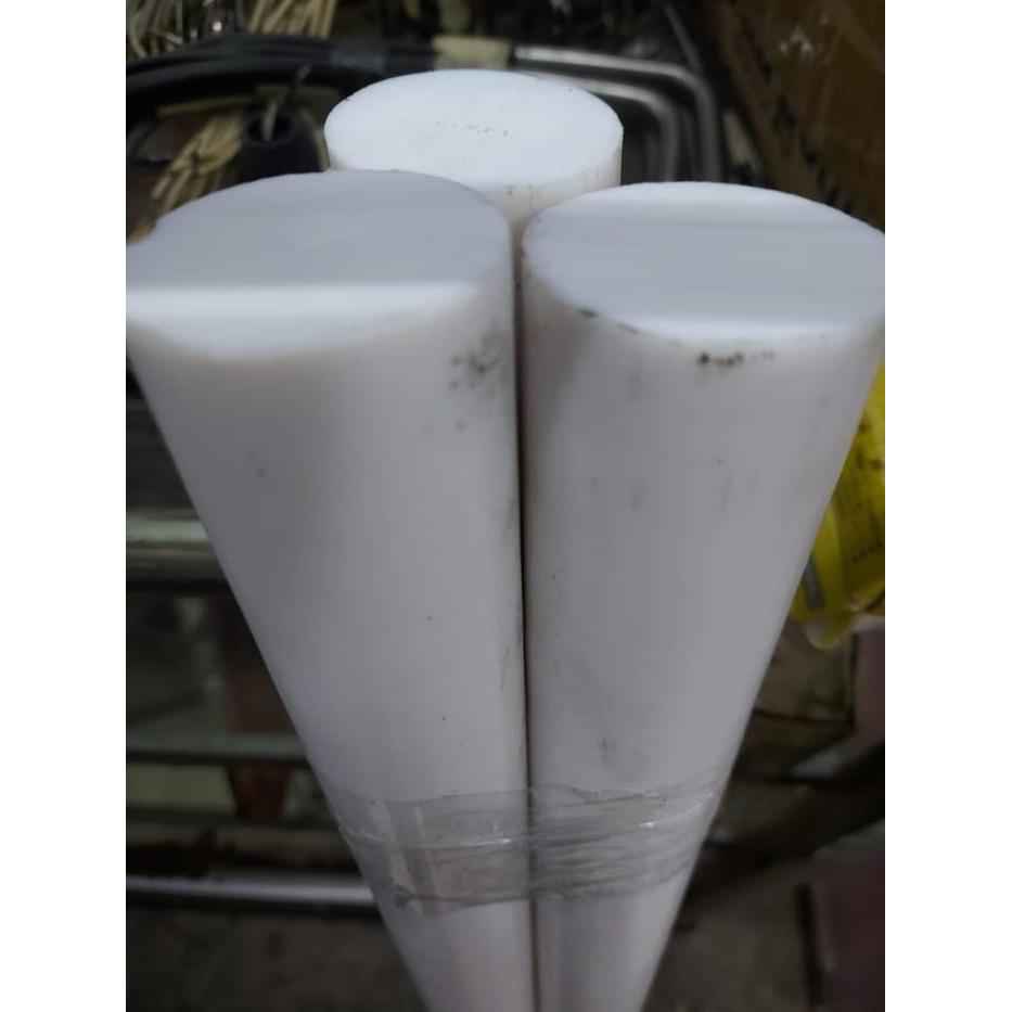 Teflon PTFE Batangan Rod 50mm x 1 meter