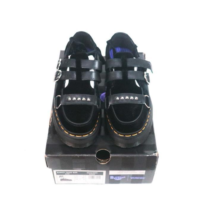 DR MARTENS X WEDNESDAY RAMSEY QUAD BLACK WANAMA WANITA BOOTS SHOES DOCMART
