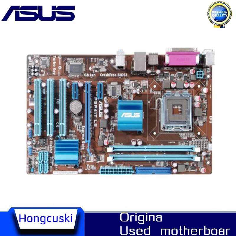 For P5G41T-M LE Used original motherboard Socket LGA 775 DDR2 DDR3 G41 Desktop Motherboard