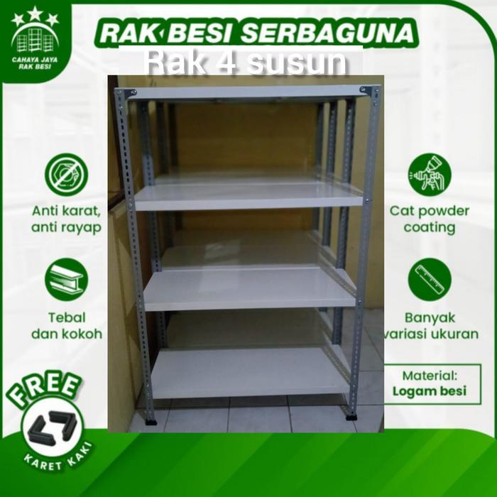 rak besi 4 susun 50x100x150