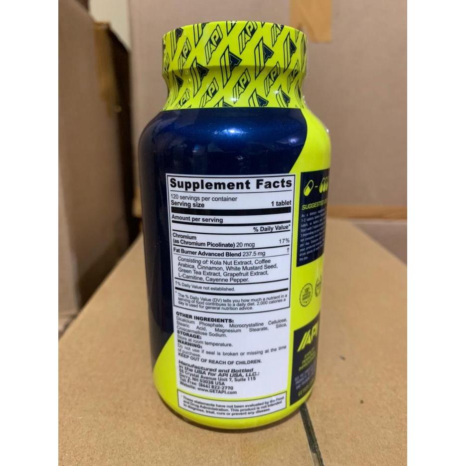 lebx- Api Fat Burner Advanced 120 Tabs Fatburn Unisex