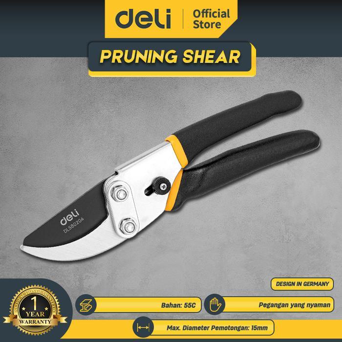 Diskon Deli Garden Shears / Gunting Dahan Alat Pemotong Tanaman 8" EDL58020X