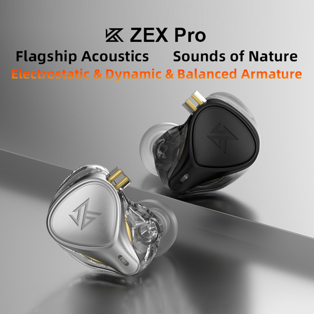 KZ ZEX PRO Wired Earphone Electrostatic Hybird Technology Wired