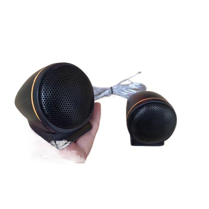 2Pcs 15 Inch Tweeter 4 Ohm 15 Watt Metal Composite Film Mid Tweeter Speaker Speaker Unit Car