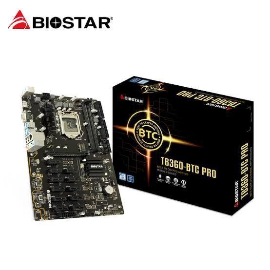 MOTHERBOARD BIOSTAR TB360-BTC PRO INTEL GEN 8/9