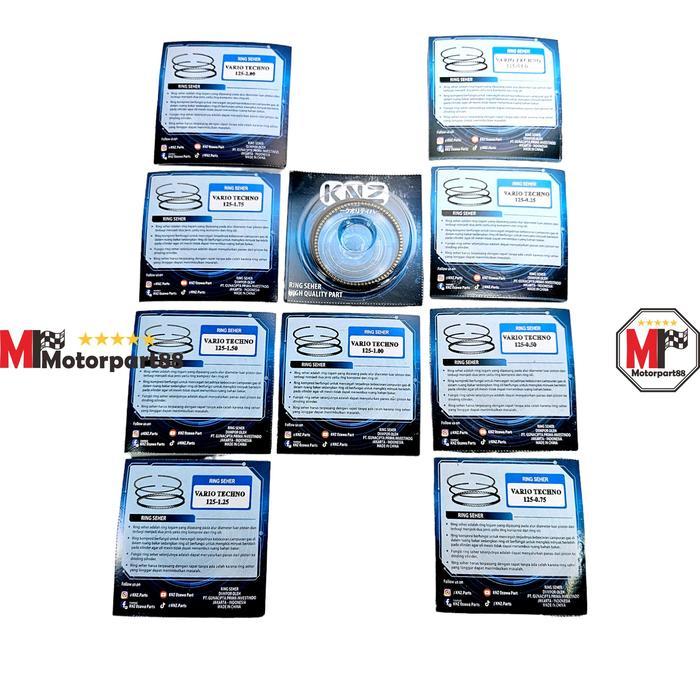 RING PISTON SEHER VARIO TECHNO 125 VARIO 125 FI LED OLD NEW KWN KNZ