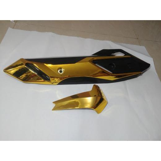 Tutup Knalpot Vario 150 Gold Emas Hitam Cocok Untuk Vario 125